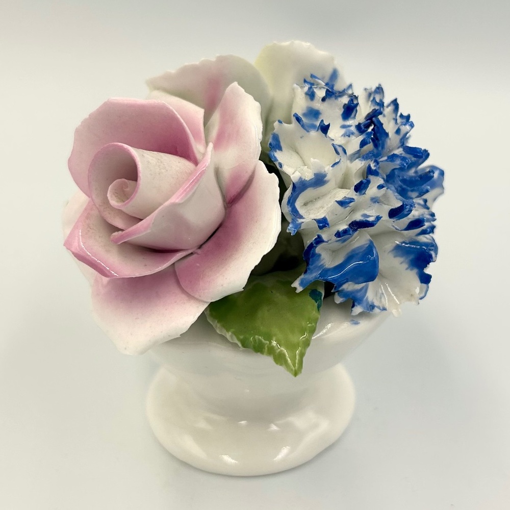 Vintage Bone China Flower Bouquet Radnor Staffordshire England Hall Brothers